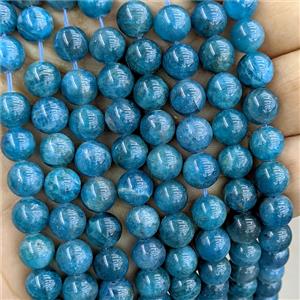 Blue Apatite Beads Smooth Round, approx 10mm [GB27134-10MM]