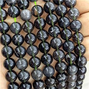 Natural Green Meteorite Beads Smooth Round AB-Grade, approx 10mm [GB27141-10MM]
