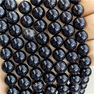 Black Tourmaline Beads Smooth Round, approx 12mm [GB27145-12MM]