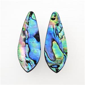 Abalone Shell Teardrop Pendant, approx 12-40mm [GM24613]