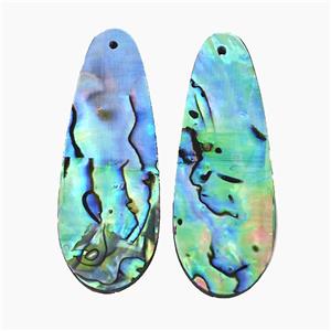 Abalone Shell Teardrop Pendant, approx 12-40mm [GM24614]