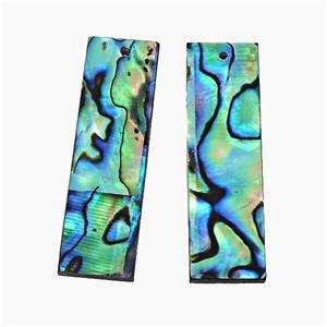 Abalone Shell Rectangle Pendant, approx 12-40mm [GM24617]