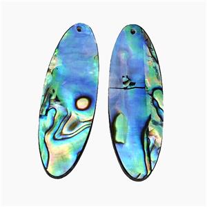 Abalone Shell Oval Pendant, approx 12-40mm [GM24619]