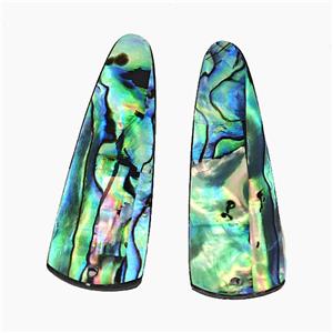 Abalone Shell Teardrop Pendant, approx 12-40mm [GM24620]
