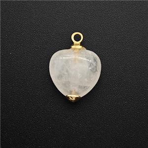 gemstone Pendant, gold plated, approx 10mm [GM24913]