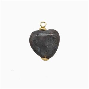 gemstone Pendant, gold plated, approx 10mm [GM24914]
