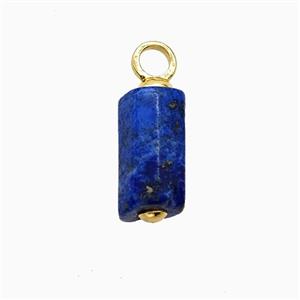 Blue Lapis Lazuli Stick Pendant, approx 7-12mm [GM24930]
