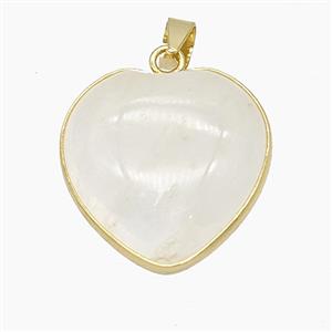Gemstone Pendant, Gold Plated, approx 22mm [GM25476]