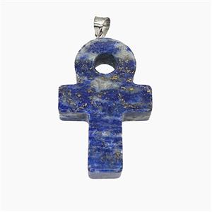 Gemstone Pendant, Platinum Plated, approx 20-30mm [GM25534]