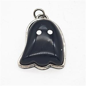 Gemstone Pendant, Antique Silver Plated, approx 19-22mm [GM25638]