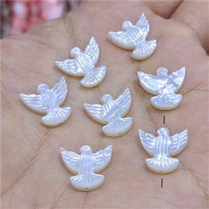 White MOP Shell Eagle Beads Hawk, approx 12-14mm [GM25940]