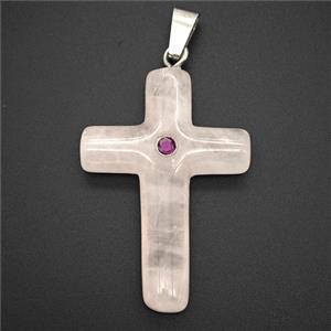 Gemstone Pendant Pave Zircon, Gold plated, approx 28-40mm [GM26309]