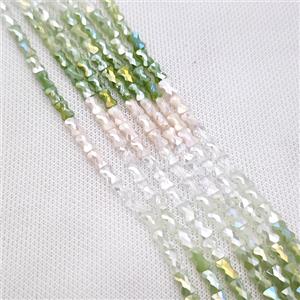 Crystal Glass Beads Bowknot Mixed Color, approx 4-7mm [GS2914]