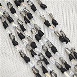 Crystal Glass Beads Twist Mixed Color, approx 4-7mm [GS2920]