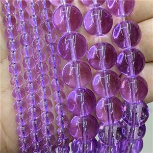 Lt.purple Glass Beads Smooth Round, approx 12mm [GS2930-12MM]