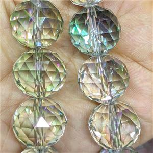 Crystal Glass Beads Faceted Round, approx 20mm dia [GS3014]