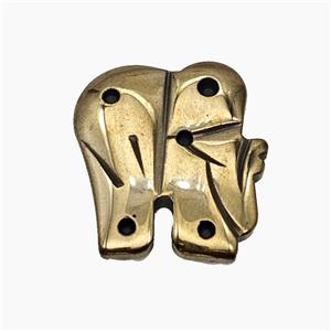Hematite Elephant Pendant, approx 25-28mm [HB1497]