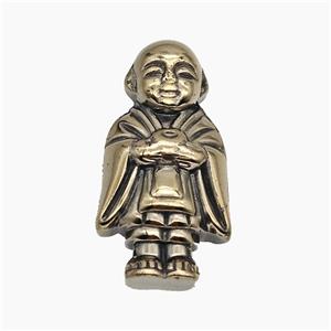 Hematite Buddha Decoration No-Hole, approx 20-38mm [HB1504]
