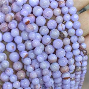 Lavender Botswana Jade Beads Dye Smooth Round, approx 12mm dia [JD10359-12MM]