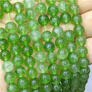 Green Quartzite Jade Round Beads Smooth Dye, approx 10mm [JD10395-10MM]