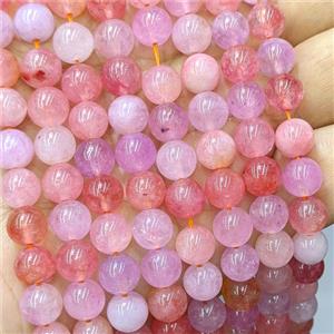 Quartzite Jade Round Beads Smooth Dye Mixed Color, approx 10mm [JD10402-10MM]