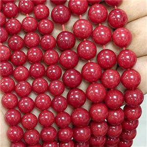 Jade Round Beads Smooth Dye, approx 14mm [JD10408-14MM]