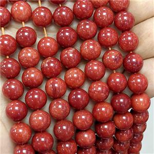 Jade Round Beads Smooth Dye, approx 14mm [JD10410-14MM]