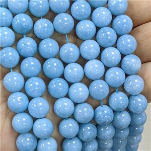 Jade Round Beads Smooth Dye, approx 14mm [JD10411-14MM]