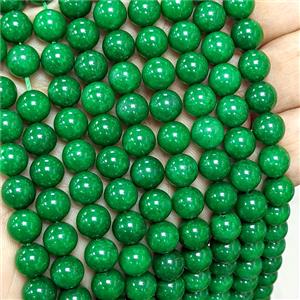 Jade Round Beads Smooth Dye, approx 14mm [JD10413-14MM]