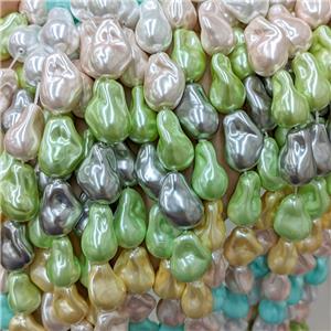 Baroque Style Pearlized Shell Beads Freeform Mixed Color, approx 15-20mm [SHP10431]