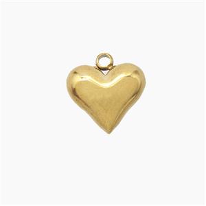 Stainless Steel Pendant, Gold plated, approx 9-10.5mm [SSB7529]