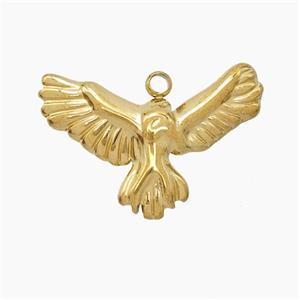 Stainless Steel Pendant, Gold plated, approx 14-20mm [SSB7531]