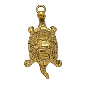 Stainless Steel Tortoise Pendant Gold Plated, approx 16-35mm [SSB8038]