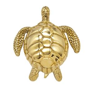 Stainless Steel Tortoise Pendant Gold Plated, approx 45-55mm [SSB8039]