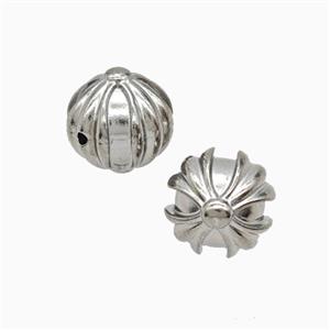 Raw Stainless Steel Round Beads, approx 11mm [SSB8274]