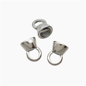Raw Stainless Steel Bail, approx 6mm [SSB8338]