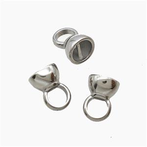 Raw Stainless Steel Bail, approx 8mm [SSB8339]