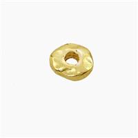 Zinc Alloy Rondelle Spacer Beads Gold Plated, approx 6-7mm [FD23725]