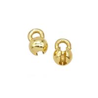 Ballchain End Copper Gold Plated, approx 3.5mm [FD25417-3.5MM]