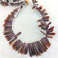 Sea Urchin Stick Beads Protein Topdrilled, approx 7-45mm [GA3798]