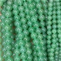 Natural Green Aventurine Beads Smooth Round, approx 8mm dia [GB23253-8MM]