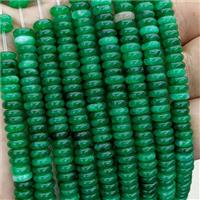 Jade Heishi Beads Green Dye, approx 6mm [GB23613]
