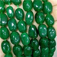 Jade Beads Freeform Green Dye, approx 13-18mm [GB23703]