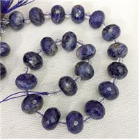 Natural Blue Sodalite Beads Faceted Rondelle, approx 13-18mm [GB24294]