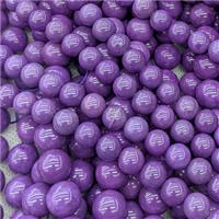 Natural Phosphosiderite Beads Purple Smooth Round, approx 10mm [GB24379-10MM]