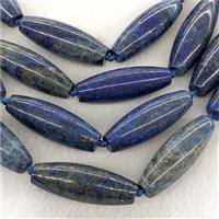Natural Blue Lapis Lazuli Rice Beads, approx 14-40mm [GB25286]