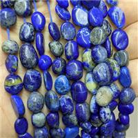 Natural Blue Lapis Lazuli Chip Beads Freeform, approx 8-10mm [GB25306]