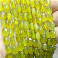 Lemon Jade Oval Beads Faceted, approx 8-10mm [GB25369]