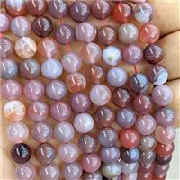 Red Botswana Agate Beads Smooth Round, approx 6mm [GB27124-6MM]