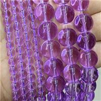 Lt.purple Glass Beads Smooth Round, approx 14mm [GS2930-14MM]